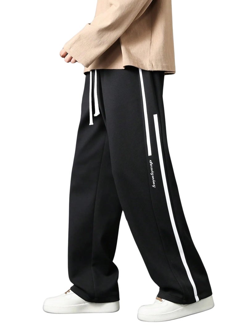 Lymio Track Pant for Men || Regular Fit || Track Pants || Full Elastic Jogger Track Pant (TP-39-Black-XL) - Image 5