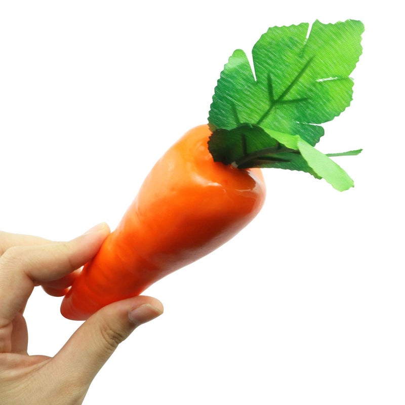 Tegg Tegg Artificial Carrot 3PCS Simulation Carrots Artificial Vegetables for Party Home Kitchen  - Image 2