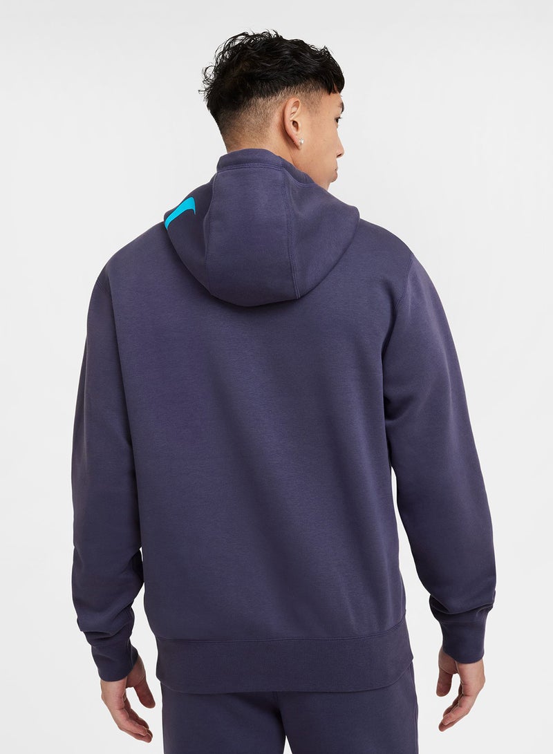 Nike Logo Club Printed Hoodie  - Image 2