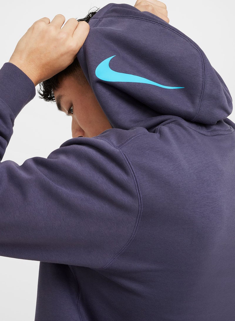 Nike Logo Club Printed Hoodie  - Image 4