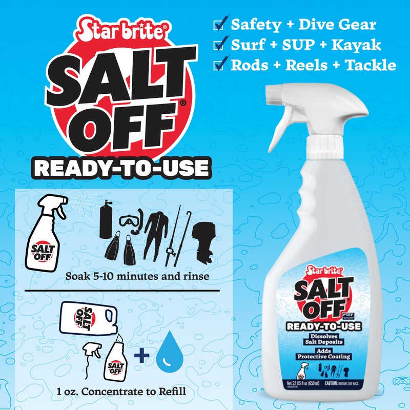 STAR BRITE Salt Off Ready-to-Use Spray - Salt Remover Wash - 22 OZ (093922) - Image 2