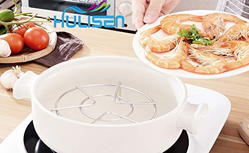 INDIAN DECOR 31 Tall Trivet Rack Stand 3 1516 and 1 34 Heavy Duty Stainless Steel Multifunction Basket Pressure Cooker Steam Rack - Image 5