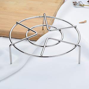 INDIAN DECOR 31 Tall Trivet Rack Stand 3 1516 and 1 34 Heavy Duty Stainless Steel Multifunction Basket Pressure Cooker Steam Rack - Image 2