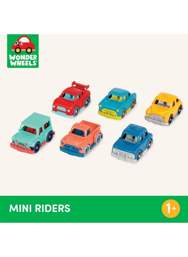 باتات مجموعة عجلات ووندر مكونة من 6 سيارات لعبة صغيرة للأطفال، سيارة سباق، شاحنة، سيارة أجرة، سيارة شرطة، سيارة ريترو 4 × 4، مواد قابلة لإعادة التدوير، راكبون صغار من عمر سنة فما فوق - Image 5