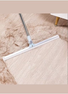 Generic Silicone Rubber Floor Wiper Long Handle Window Shower Cleaner with Extendable and Adjustable Stainless Poles for Glass Bathroom Floor Cleaning  - Image 5