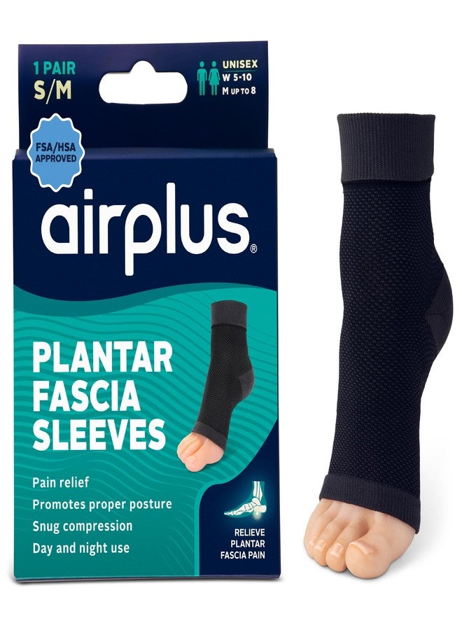 Airplus Plantar Fascia Sleeve (FSA&HSA Eligible) Provides Heel and Arch Support, for Men and Women, Small-Medium - Image 1