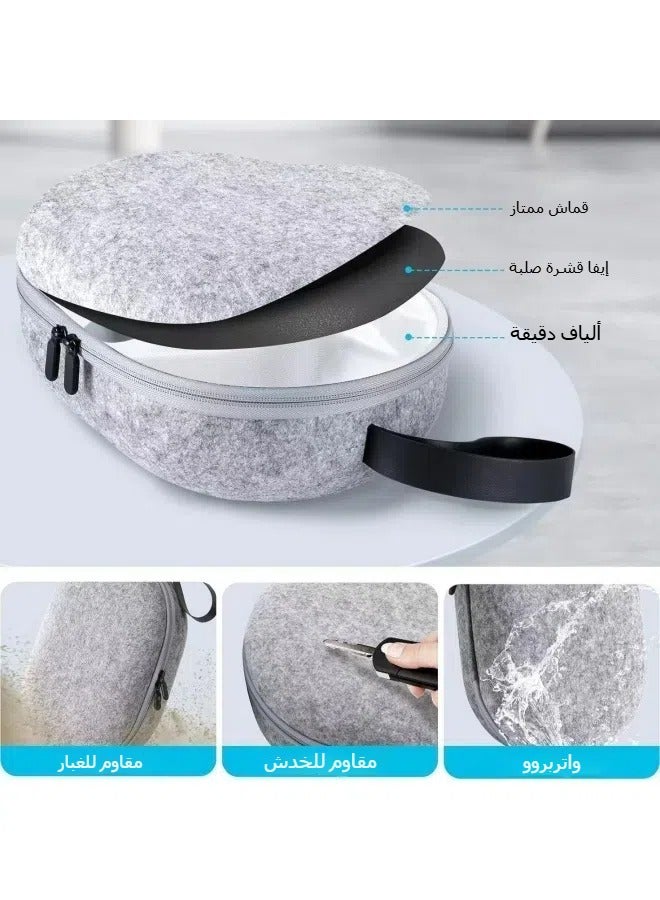 General Suitable for Meta Quest 3 storage bag original design felt hard shell VR glasses portable portable protective bag  - Image 3