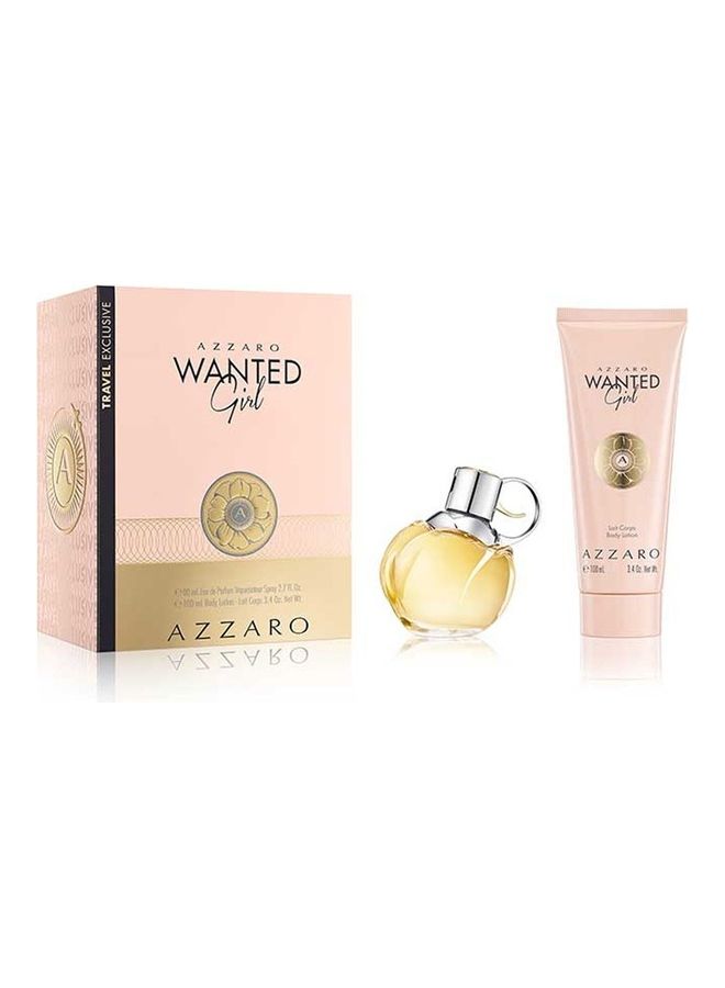مجموعة عطر وونتيد جيرل EDP مناسبة للسفر 180ملليلتر