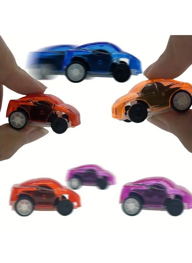10Pcs Random Color PVC Mini Cars No Batteries Party Favors - Image 4