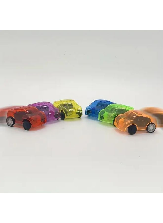 10Pcs Random Color PVC Mini Cars No Batteries Party Favors - Image 2