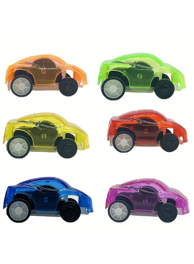 10Pcs Random Color PVC Mini Cars No Batteries Party Favors - Image 5
