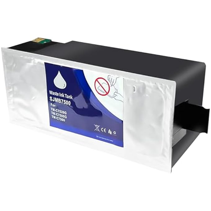 SJMB7500 MAINTENANCE BOX REPLACEMENT FOR C33S020596 MAINTENANCE CARTRIDGE,COMPATIBLE WITH COLORWORKS TM-C7500 TM-C7500G TM-C7500GE PRINTER - Image 2