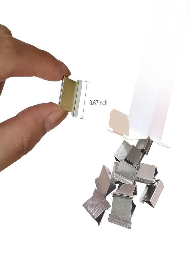 JITAHARAY 2 Pack Portable Handheld Paper Clam Clip Dispenser Large Size with 50 Stainless Steel Metal Refill Clips,Fast Paper Clipper for Desk Document Office Home School - Image 5