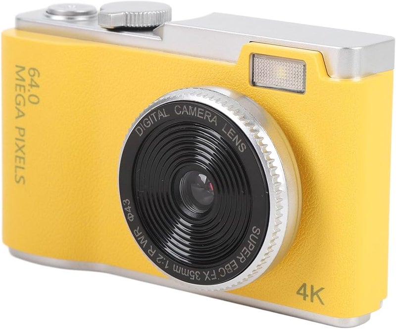 Vintage Digital Camera For Kids 4K Vlogging Camera 16x Zoom Anti Shake No Memory Card - Image 1