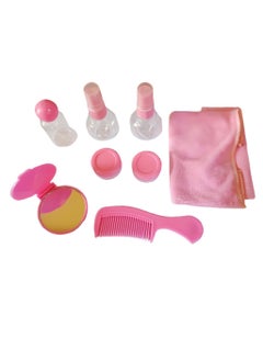 Generic Set Of 8 Pcs With Bag Baby Care Kit For Travel And Trips  - Image 1