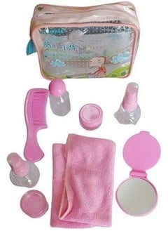 Generic Set Of 8 Pcs With Bag Baby Care Kit For Travel And Trips  - Image 2