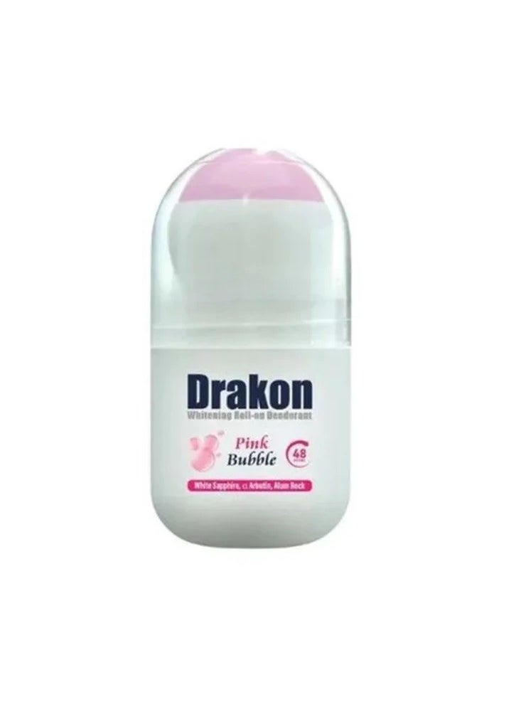 DRAKON Whitening Boll-on Deodorant‏ Pink Bubble‏  - Image 1