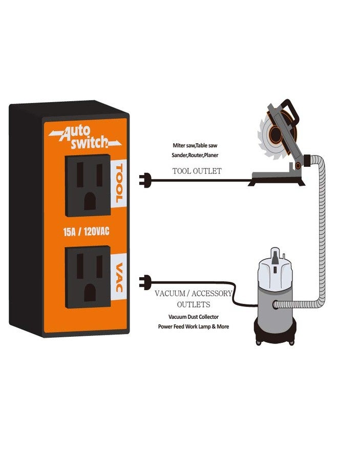 O'SKOOL Automatic Vacuum Switch Allows Power Tool to Turn Vacuum/Accessory on and Off Automatically - Image 4