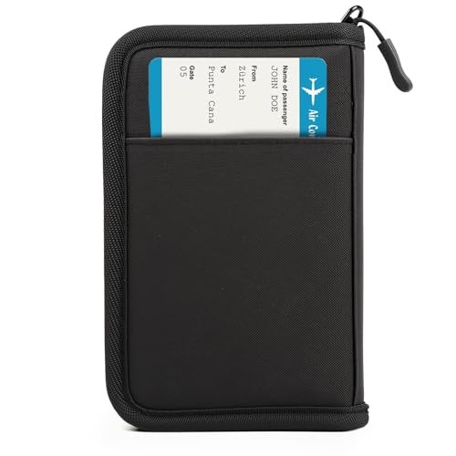 TOPBAG Passport Holder for Travel, Women Rfid Blocking Passport Wallet, Travel Essentials Premium Wallets, Waterproof Passport Holders Bag for Men Traveling, Travel Document Organizer Credit Cards Case - Image 1