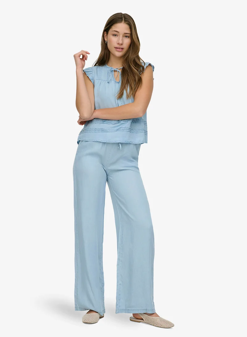 Only  Onlcharis Life Tie Neck Top for Women | Best Price UAE