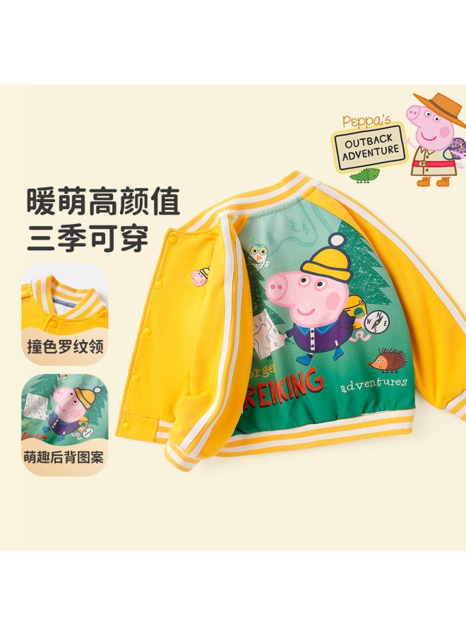 peppa Pig Spring Boys' Stylish Versatile Casual Cardigan Baby Outerwear - Image 2
