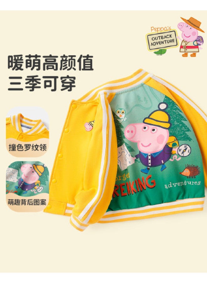 peppa Pig Spring Boys' Stylish Versatile Casual Cardigan Baby Outerwear - Image 1