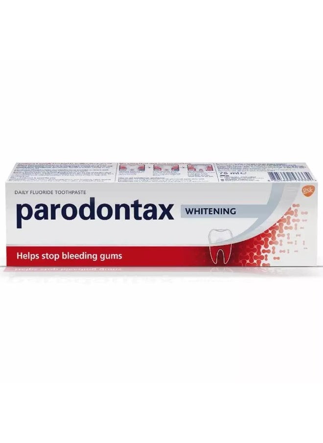 Parodontax Parodontax Whitening Toothpaste for Bleeding Gums, 75 ml  - Image 1