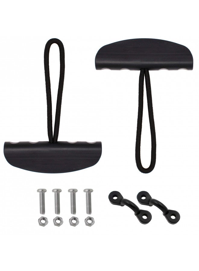 YYST Lot 2 Kayak Carry Handle Pull Handle T-Handle with Cord and Pad Eyes - Image 1
