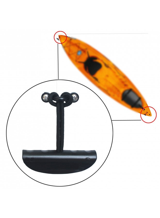 YYST Lot 2 Kayak Carry Handle Pull Handle T-Handle with Cord and Pad Eyes - Image 4