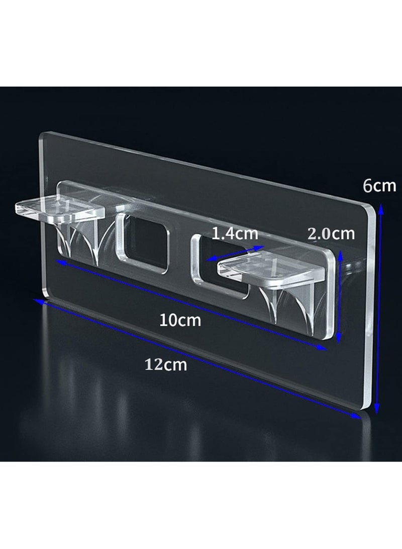 SYOSI 12 Pcs Adhesive Shelf Brackets, No Drill Shelf Support Pegs Punch Free Shelf Pins Cabinet Shelf Clips for Kitchen Cabinet Book Shelves Closet Clapboard Layer - Image 4