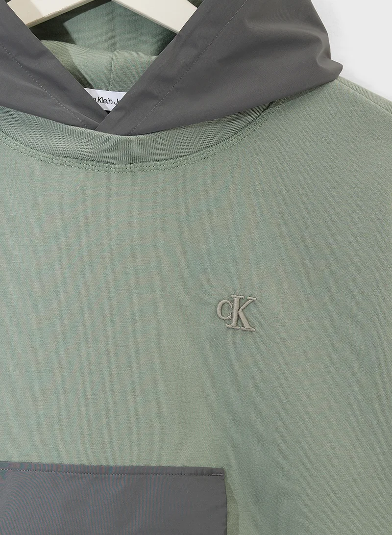 Calvin Klein Jeans Youth Color Block Hoodie