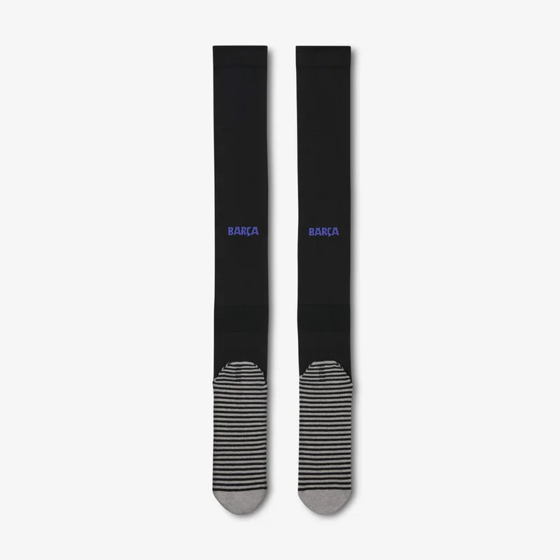 Nike Black FC Barcelona Strike Away Football Over-The-Calf Socks  | Best Price UAE