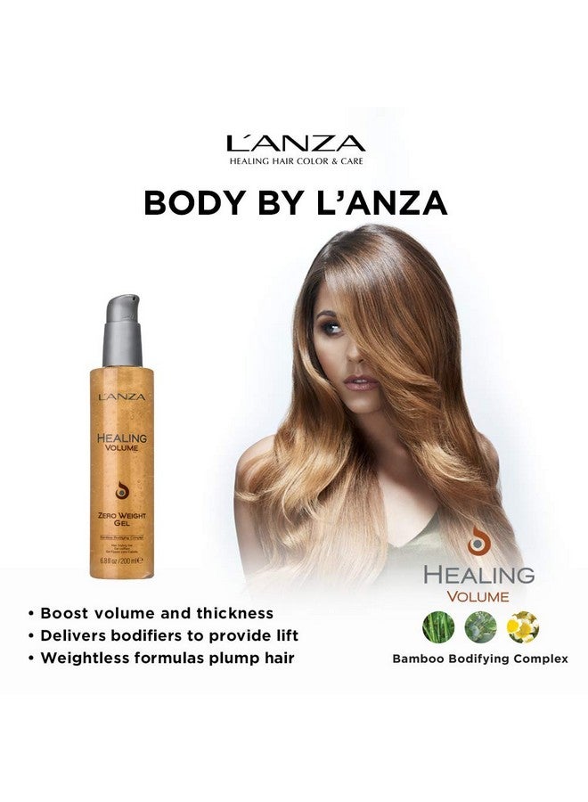 L'anza Healing Volume Zero Weight Gel Dramatically Boosts Shine Volume And Thickness For Fine And Flat Hair Rich With Bamboo Bodifying Complex And Keratin (6.8 Ounce) - Image 4