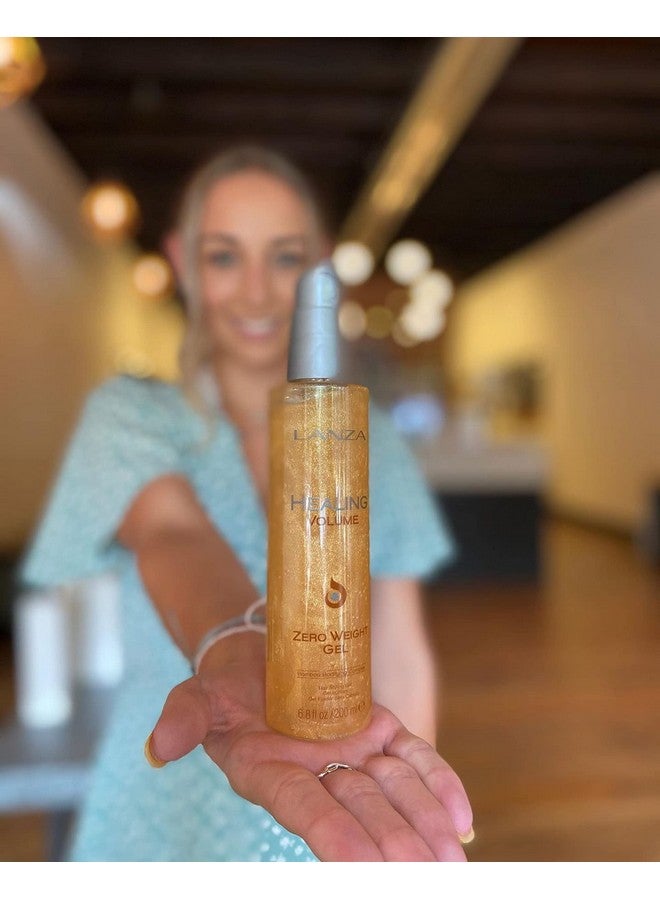 L'anza Healing Volume Zero Weight Gel Dramatically Boosts Shine Volume And Thickness For Fine And Flat Hair Rich With Bamboo Bodifying Complex And Keratin (6.8 Ounce) - Image 3