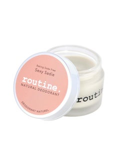 routine Routine Natural Deodorant Sexy Sadie (Baking Soda Free) Deo Jar | 2 Fluid Oz. Natural Deodorant | Aluminum Free Natural Deodorant For Women & Men (Cream Jar Formula) 