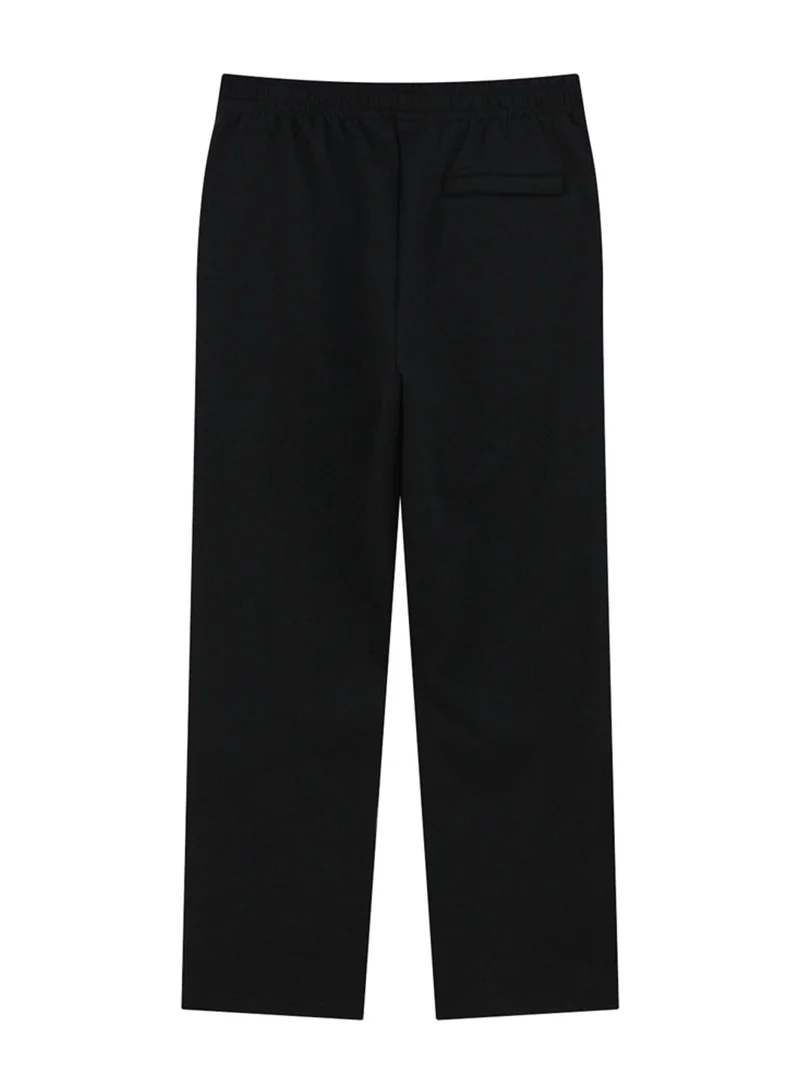 GIORDANO Men’s Regular Straight Interlock Jogger with Elastic Waist