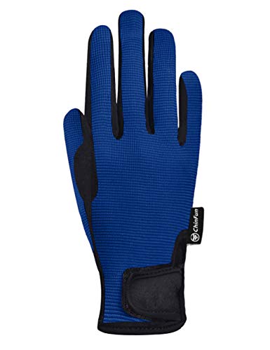 ChinFun Horse Riding Glove Equestrian Gloves Kids for Boys Girls Horseback Riding Gloves Grip for Youth Children Riding Sports Biking Cycling Gardening Royal Blue Size L - Image 4