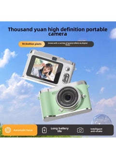 Generic Retro Ccd Camera Campus High-definition Student Entry-level Camera Digital Dual Camera Travel Can Upload Mobile Phone-Body Color:5000w Pink + Front And Rear Dual Cameras + Can Upload Mobile Phones  - Image 5