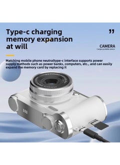 Generic Retro Ccd Camera Campus High-definition Student Entry-level Camera Digital Dual Camera Travel Can Upload Mobile Phone-Body Color:5000w Pink + Front And Rear Dual Cameras + Can Upload Mobile Phones  - Image 4
