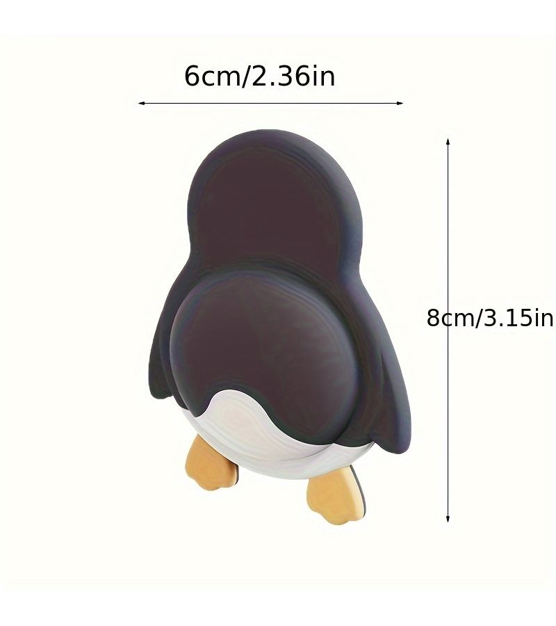 4pcs Adorable Pet Door Stoppers Dog Cat Penguin Panda 3d Anti Collision Self Adhesive Bumpers - Image 2