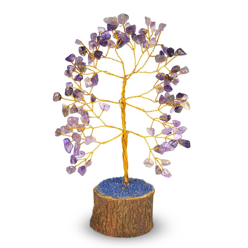 Reiki Crystal Products Amethyst Stone Tree 100 Beads Crystal Tree Stone Tree Showpiece - Image 2