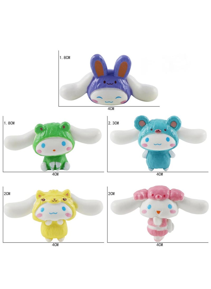 Y&D Kawaii Sanrio Figure My Melody kuromi Figure Birthday Party Supplies, Cinnamon Cupcake Toppers, Cute Mini Figure Toys Birthday Party Favor For Kids Fans Collection Bouquet Desk Decor  - Image 1