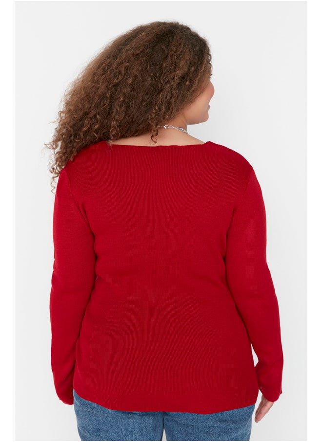 trendyol - Fitted Plus Size Sweater - Image 1
