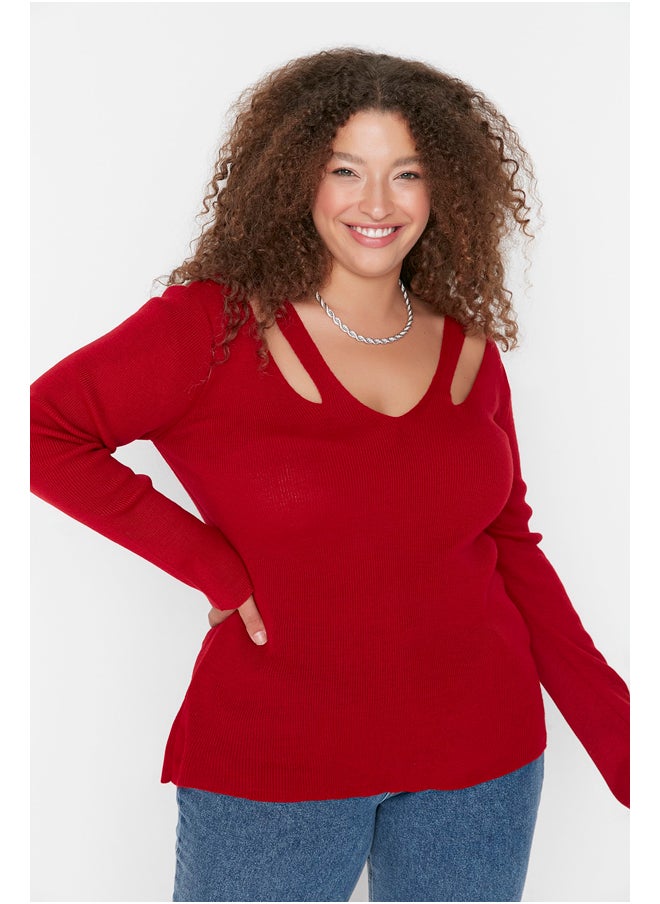 trendyol - Fitted Plus Size Sweater - Image 1