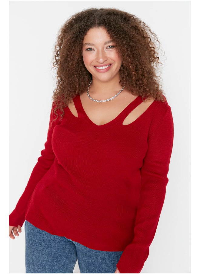 trendyol - Fitted Plus Size Sweater - Image 1