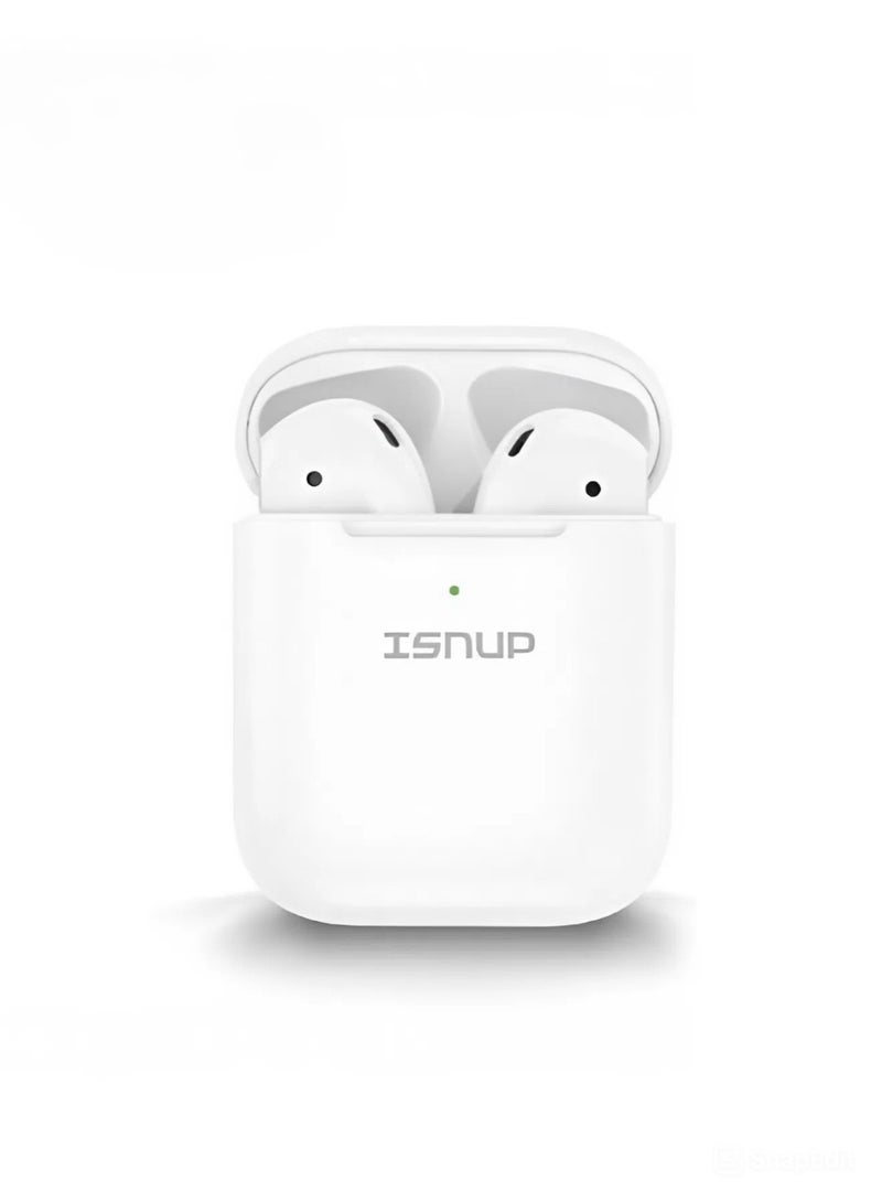 iSNUP a wireless Bluetooth that supports wireless charging and is characterized by clear sound and noise isolation. It works on all mobile phones such as iPhone, Galaxy, Huawei - Image 1