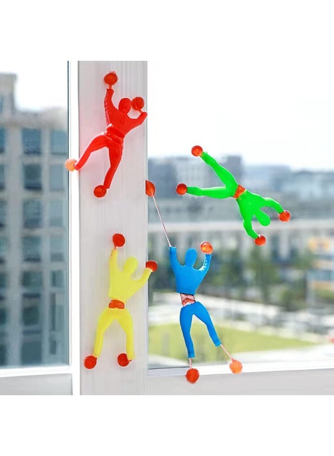 fantasize 16pcs Sticky Window Crawler Men Stretchy Sticky Wall Climbers Sticky Man Wall Climbers Stretchy Sticky Toys Window Crawler Toys Party Bag Fillers for Party Favor Home Kids - Image 2