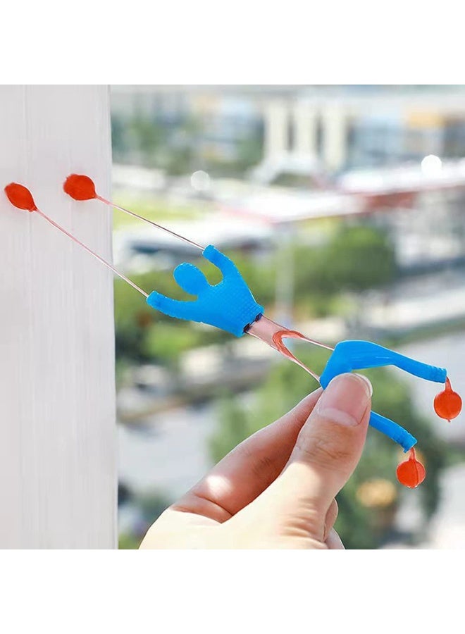 fantasize 16pcs Sticky Window Crawler Men Stretchy Sticky Wall Climbers Sticky Man Wall Climbers Stretchy Sticky Toys Window Crawler Toys Party Bag Fillers for Party Favor Home Kids - Image 3