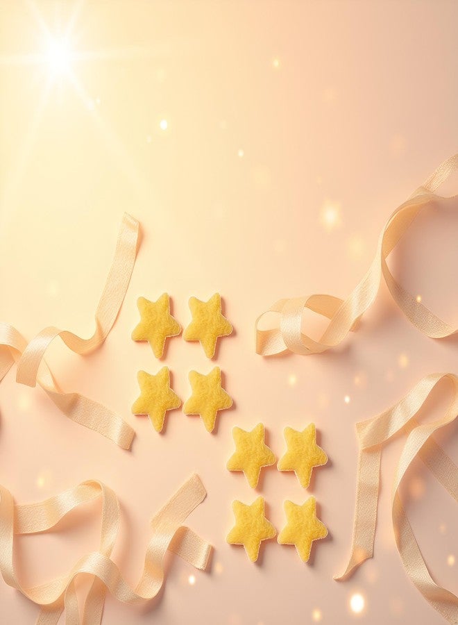 BWESOO 8Pcs Yellow Star Hairpins Solid Color Fluffy Fuzzy Soft Anti-slip Hair Decor Portable Sweet Style Pentagram Bangs Clips Hair Styling Clips Hair Accessories - Image 4