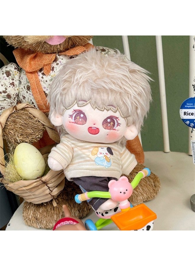 20cm Yan Haoxiang Plush Long Hair Cotton Doll Skeleton Star Doll Yan Haoxiang Doll Wholesale-Specifications:20cm Skeleton 2 Days Delivery-Color:Yan Haoxiang + Panda Zipper Suit + Yellow Camera - Image 2